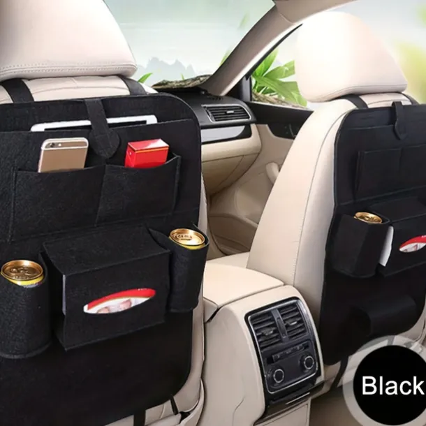 1 Pc Car Seat Back Storage Bag, Hanging Organizer Bag, Car Seat Back Pocket