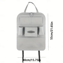 1 Pc Car Seat Back Storage Bag, Hanging Organizer Bag, Car Seat Back Pocket