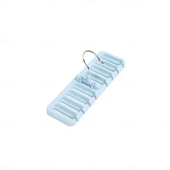 1 Pc Necktie Rack Scarf Rack Belt Storage Rack Silk Scarf Rack Household Storage Belt Rack Multi-functional Display Rack Blue