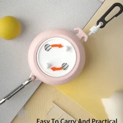 1 pcs Durable And Portable 26ft Travel Clothesline For Camping And Outdoor ActivitiesPortable Retractable ClotheslineClothes Drying Line For Camping And Travel - Lightweight And Compact - Easy To S