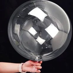 20 Pcs Bobo Balloons Bubble Balloons, Clear Bobo Balloon, Large Transparent Bubble Balloon for Christmas Wedding Birthday Party Decoration