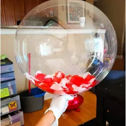 20 Pcs Bobo Balloons Bubble Balloons, Clear Bobo Balloon, Large Transparent Bubble Balloon for Christmas Wedding Birthday Party Decoration