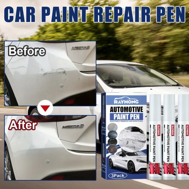 3 PCS Car Touch Up Paint Pen Repair Pen Trace Paint Repair Pen Paint Surface Scratch Scratch Repair