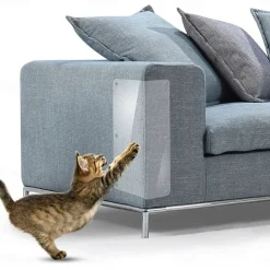 4 Pcs 14*48cm Couch Cat Scratch Guards Mat Scraper Cat Tree Scratching Claw Post Protector Sofa For Cats Scratcher Paw Pads Pet Furniture