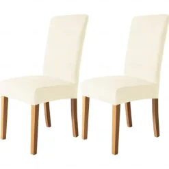 2 Pcs Dining Chair Cover Burgundy Velvet Stretch Chair Seat Slipcover Spandex Washable Cover with Elastic Bottom Protector,Farmhouse Floral Pattern for Dining Room Wedding Ceremony