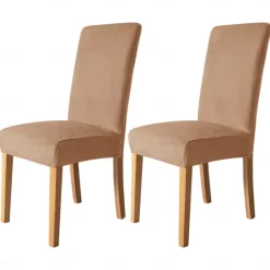 2 Pcs Dining Chair Cover Burgundy Velvet Stretch Chair Seat Slipcover Spandex Washable Cover with Elastic Bottom Protector,Farmhouse Floral Pattern for Dining Room Wedding Ceremony