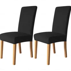 2 Pcs Dining Chair Cover Burgundy Velvet Stretch Chair Seat Slipcover Spandex Washable Cover with Elastic Bottom Protector,Farmhouse Floral Pattern for Dining Room Wedding Ceremony