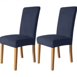 2 Pcs Dining Chair Cover Burgundy Velvet Stretch Chair Seat Slipcover Spandex Washable Cover with Elastic Bottom Protector,Farmhouse Floral Pattern for Dining Room Wedding Ceremony