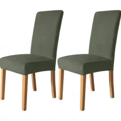 2 Pcs Dining Chair Cover Burgundy Velvet Stretch Chair Seat Slipcover Spandex Washable Cover with Elastic Bottom Protector,Farmhouse Floral Pattern for Dining Room Wedding Ceremony