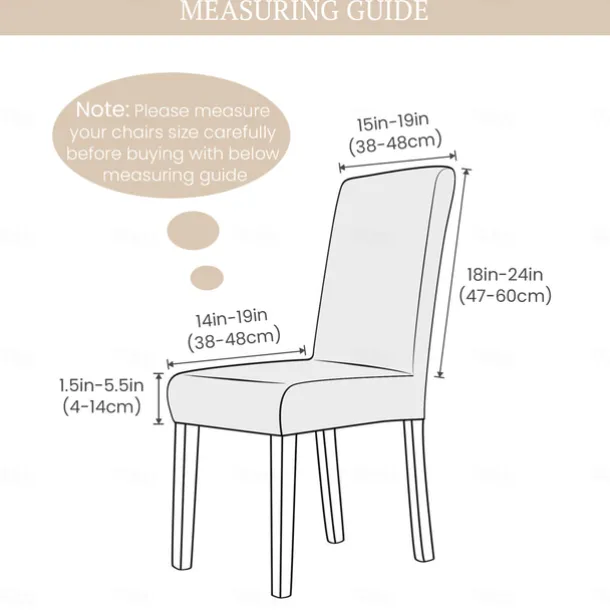 6 Pcs Dining Chair Cover Burgundy Stretch Chair Seat Slipcover Spandex with Elastic Bottom Protector for Dining Room Wedding Ceremony Durable Washable