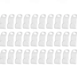 30 PCS Mini Clothes Hanger Connector Hooks Plastic Cascading Organizer Rack Space Saving for Closet