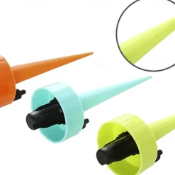 18 PCS Plant Automatic Watering Tip Holiday Automatic Plant Watering Drip Irrigation Slow Release Equipment Potted Plant Watering Tool With Slow Release Switch Control Valve to Care for Your Plants An