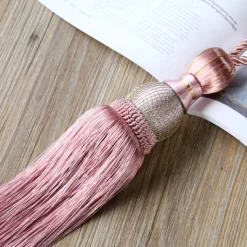 2 Pcs Rope Curtain Tassel Tie Backs Curtain Fringe Tiebacks Holdbacks Window Drapes Curtain Supplies Rope Room Accessories