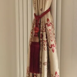 2 Pcs Rope Curtain Tassel Tie Backs Curtain Fringe Tiebacks Holdbacks Window Drapes Curtain Supplies Rope Room Accessories