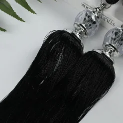 2 Pcs Rope Curtain Tassel Tie Backs Curtain Fringe Tiebacks Holdbacks Window Drapes Curtain Supplies Rope Room Accessories