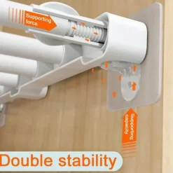 20 Pcs Self-Adhesive Shelf Bracket Pegs Plastic L Shaped Cabinet Bracket Supports, 60 x 60mm