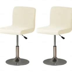 2 Pcs Stretch Bar Stool Cover Burgundy Pub Counter Stool Chair Slipcover Square Swivel Barstool Shell Chair Cover for Dining Room Cafe Seat Cover Protectors Non Slip