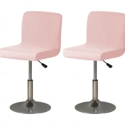 2 Pcs Stretch Bar Stool Cover Burgundy Pub Counter Stool Chair Slipcover Square Swivel Barstool Shell Chair Cover for Dining Room Cafe Seat Cover Protectors Non Slip