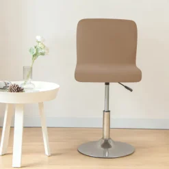 2 Pcs Stretch Bar Stool Cover Burgundy Pub Counter Stool Chair Slipcover Square Swivel Barstool Shell Chair Cover for Dining Room Cafe Seat Cover Protectors Non Slip