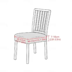 4 Pcs Stretch Seat Covers for Dining Room Chair Cushion Cover Floral Printed, Removable Washable Dining Chair Covers Anti-Dust Dining Room Chair Covers Seat Cushion Slipcovers