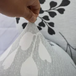 4 Pcs Stretch Seat Covers for Dining Room Chair Cushion Cover Floral Printed, Removable Washable Dining Chair Covers Anti-Dust Dining Room Chair Covers Seat Cushion Slipcovers