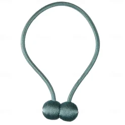 1 Pcs Tiebacks Curtain Accessories Window Treatments 1 Piece Simple Style Magnetic Curtain Buckle Rope Decorative Draperies Holdback