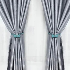 1 Pcs Tiebacks Curtain Accessories Window Treatments 1 Piece Simple Style Magnetic Curtain Buckle Rope Decorative Draperies Holdback