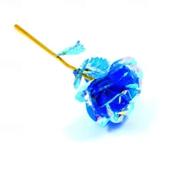 30 PCS Valentine's Day Crystal Rose Gifts, Colorful Artificial Forever Roses, Romantic Eternal Flowers for Girlfriend, Wife, Mom, Women - Perfect for Valentine's Day, Mother's Day, Birthday, Anniversary, and Wedding Decorations