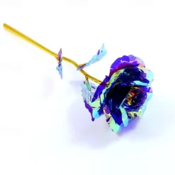 30 PCS Valentine's Day Crystal Rose Gifts, Colorful Artificial Forever Roses, Romantic Eternal Flowers for Girlfriend, Wife, Mom, Women - Perfect for Valentine's Day, Mother's Day, Birthday, Anniversary, and Wedding Decorations