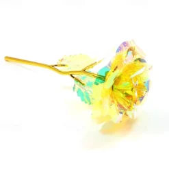 30 PCS Valentine's Day Crystal Rose Gifts, Colorful Artificial Forever Roses, Romantic Eternal Flowers for Girlfriend, Wife, Mom, Women - Perfect for Valentine's Day, Mother's Day, Birthday, Anniversary, and Wedding Decorations