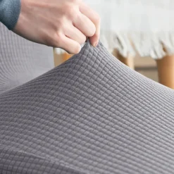 2 Pcs Water Repellent Bar Stool Cover Burgundy Stretch Counter Stool Pub Chair Slipcover Cafe Barstool Cover for Patio Outdoor Bar Restrant Wedding with Elastic Bottom