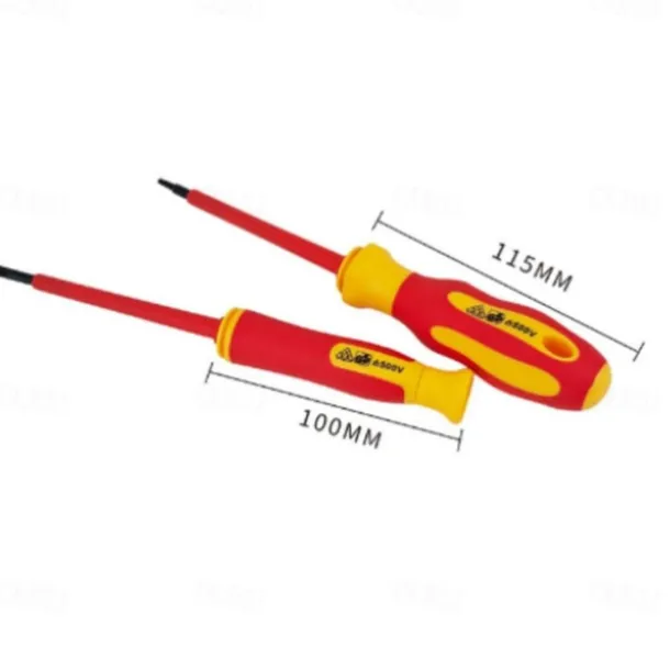 12 Piece VDE Insulated Interchangeable Blade Screwdriver Set in Tool Roll