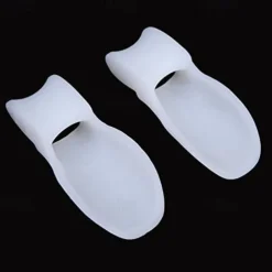 2 Pieces Big Toe Separator Bone Corrector Straightener Silicone Gel Foot Fingers Protector Bunion Adjuster Feet Massager