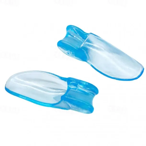 2 Pieces Big Toe Separator Bone Corrector Straightener Silicone Gel Foot Fingers Protector Bunion Adjuster Feet Massager