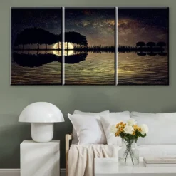 3 Pieces Guitar Poster Guitar Wall Decor Music Decor Music Wall Decor Guitar Canvas Wall Art Music Pictures Wall Art Music Wall Art Prints for Bedroom Living Room Decor (12x18x3Pcs)