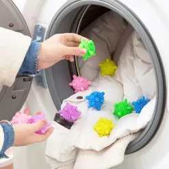 5 Pieces Reusable Anti-Winding Lint Hair Catcher Solid Scrubbing Washing Ball Laundry Balls for Washing Machine