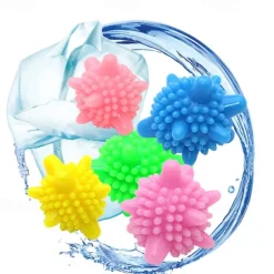 5 Pieces Reusable Anti-Winding Lint Hair Catcher Solid Scrubbing Washing Ball Laundry Balls for Washing Machine