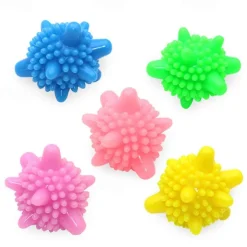 5 Pieces Reusable Anti-Winding Lint Hair Catcher Solid Scrubbing Washing Ball Laundry Balls for Washing Machine