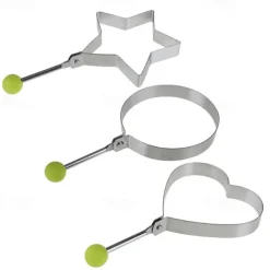 5 Pieces Set Fried Egg Mold Pancake Rings Shaped Omelette Mold Mould Frying Egg Cooking Tools Kitchen Supplies Accessories Gadget