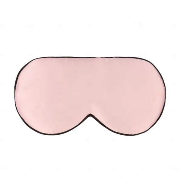 100% Real Natural Pure Silk Eye Mask with Adjustable Strap for Sleeping, Double Side Mulberry Silk Eye Sleep Shade Cover, Blocks Light Reduces Puffy Eyes
