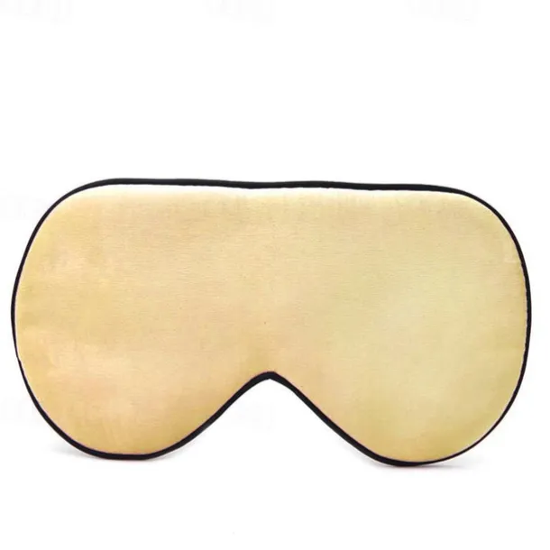 100% Real Natural Pure Silk Eye Mask with Adjustable Strap for Sleeping, Double Side Mulberry Silk Eye Sleep Shade Cover, Blocks Light Reduces Puffy Eyes