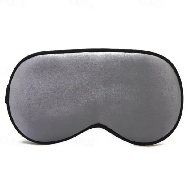 100% Real Natural Pure Silk Eye Mask with Adjustable Strap for Sleeping, Double Side Mulberry Silk Eye Sleep Shade Cover, Blocks Light Reduces Puffy Eyes