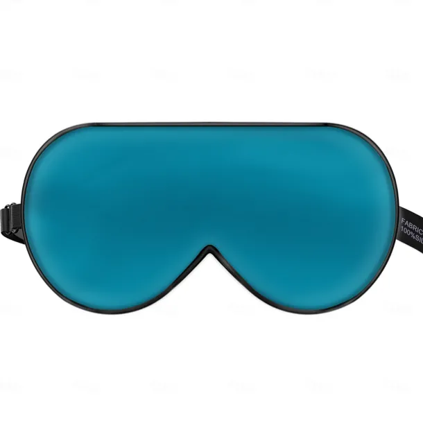 100% Real Natural Pure Silk Eye Mask with Adjustable Strap for Sleeping, Double Side Mulberry Silk Eye Sleep Shade Cover, Blocks Light Reduces Puffy Eyes