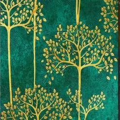 1 Roll 3D European Damask Non Self-adhesive Wallpaper Embossed Bedroom Headboard Living Room Background Wall Decoration Waterproof Wallpaper 950x53cm/374x20.87inch