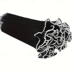 1 Roll Flower Wrapping Mesh with Pearls - Polyamide Florist Netting for Bouquet Packaging Valentine's Day Birthday Wedding Decor Gift Wrapping Supplies 15-inch