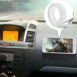 1 Roll 5M 2/3/5cm Width Transparent Double Sided Tape Nano Self-Adhesive Tape No Trace Reusable Tape Glue Sticker for Car Kitchen Bathroom