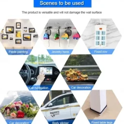 1 Roll 5M 2/3/5cm Width Transparent Double Sided Tape Nano Self-Adhesive Tape No Trace Reusable Tape Glue Sticker for Car Kitchen Bathroom