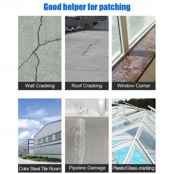 1 Roll Waterproof Tape High Temperature Resistance Aluminum Foil Thicken Butyl Tape Wall Pool Roof Crack Duct Repair Sealed Self Tape