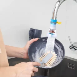 360 Rotatable Bent Water Saving Tap Aerator Diffuser Faucet Nozzle Filter Water Filter Swivel Head Kitchen Faucet Bubbler