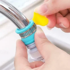 360 Rotatable Bent Water Saving Tap Aerator Diffuser Faucet Nozzle Filter Water Filter Swivel Head Kitchen Faucet Bubbler